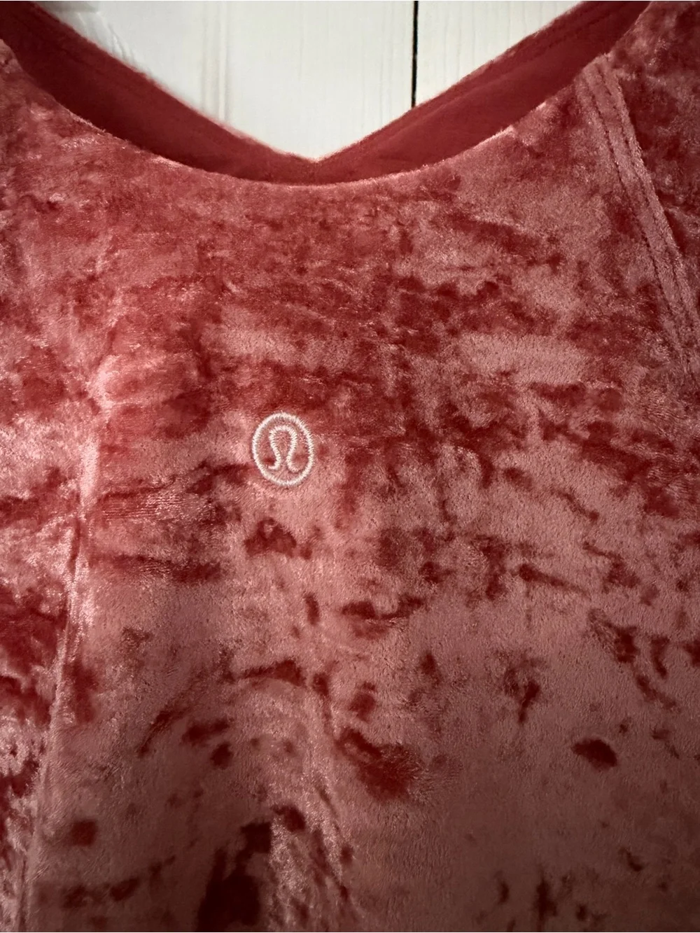 lululemon athletica Align Tank Crop Top Crushed Velvet Soft Cranberry, Women’s 8